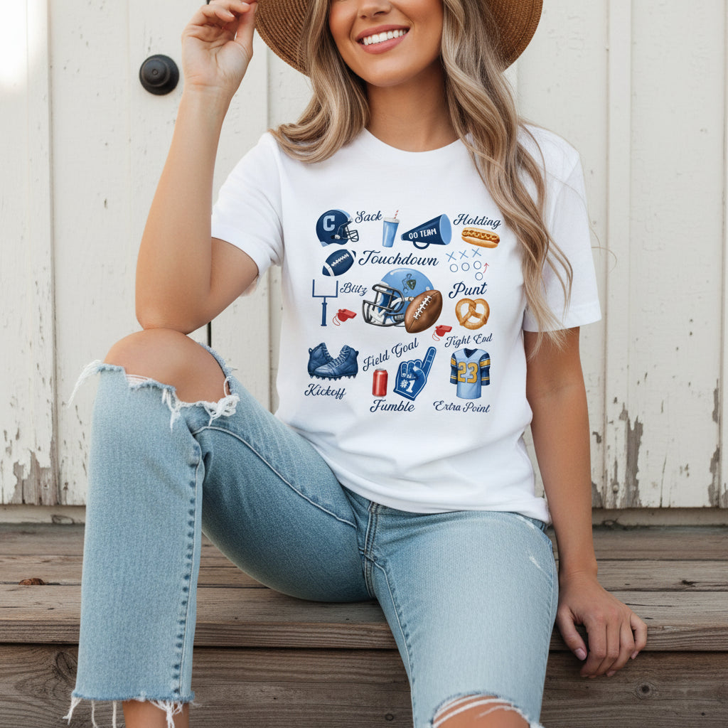 Saxony Football Favorites Comfort Colors Tee