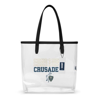Personalized Saxony Clear Tote Bag