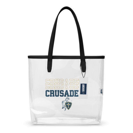Personalized Saxony Clear Tote Bag